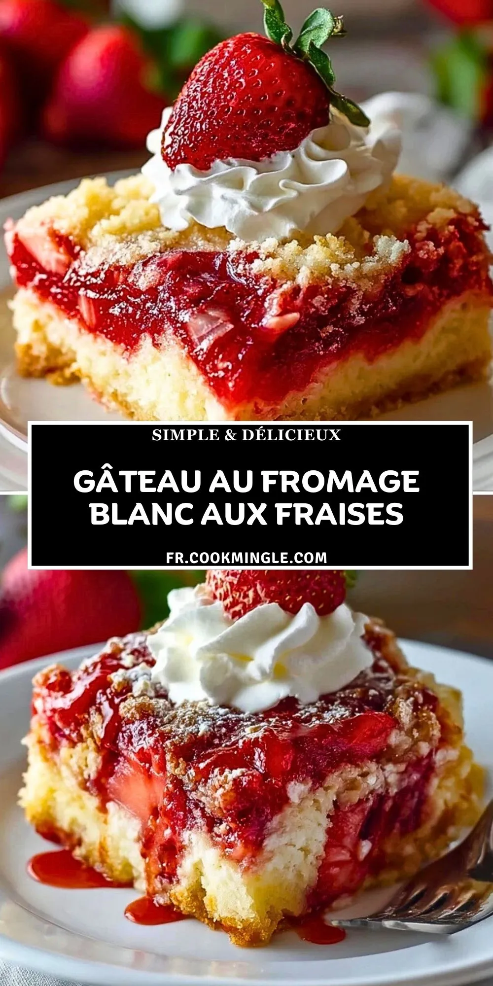 Gâteau Au Fromage Blanc Aux Fraises (2)