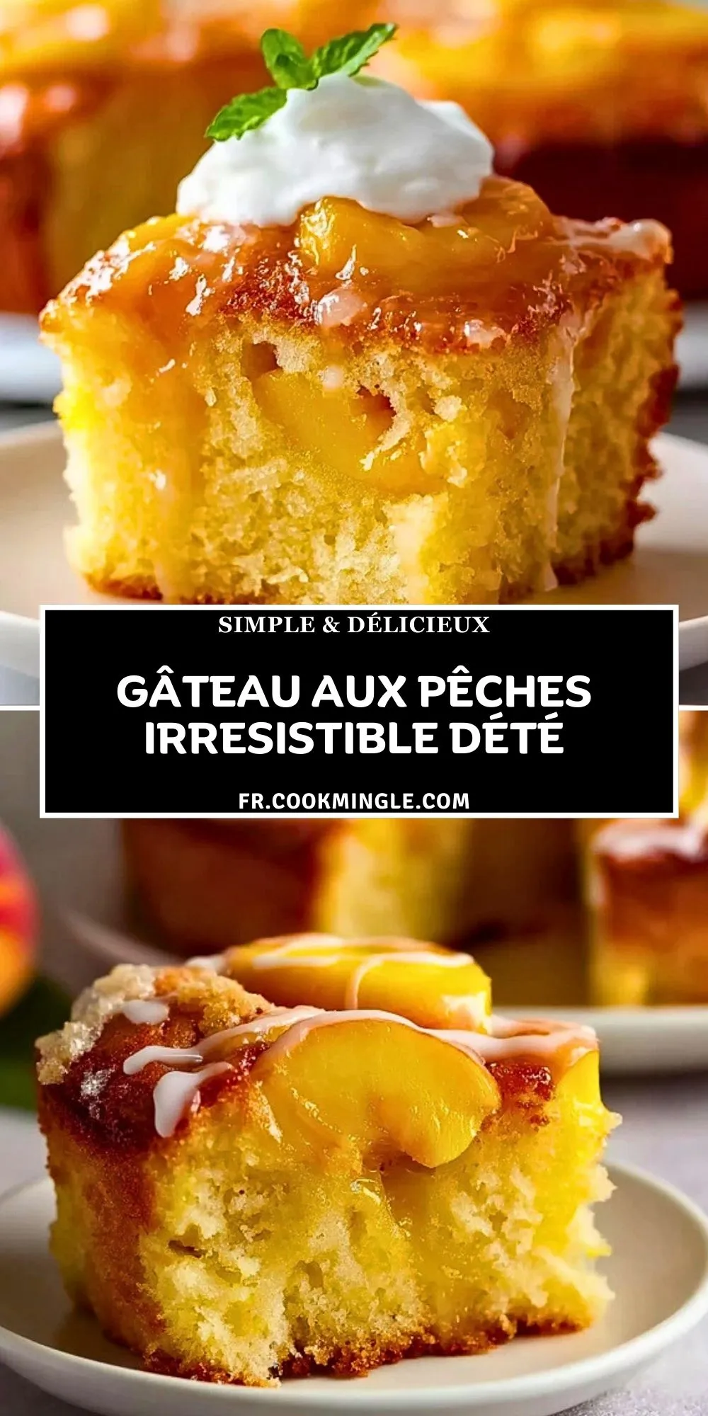 Gâteau Aux Pêches Irresistible DÉté (2)