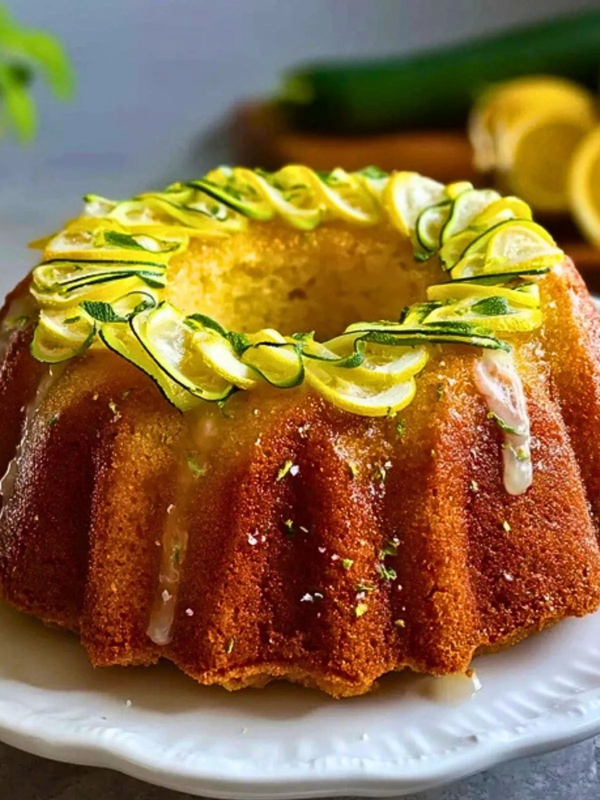Gâteau Bundt Au Citron Et Courgette (1)