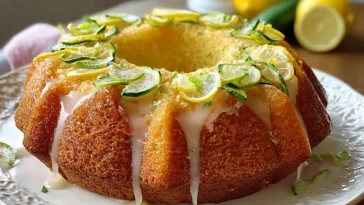 Gâteau Bundt Au Citron Et Courgette