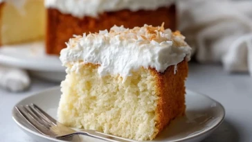 Gâteau Nuage à la Noix de Coco