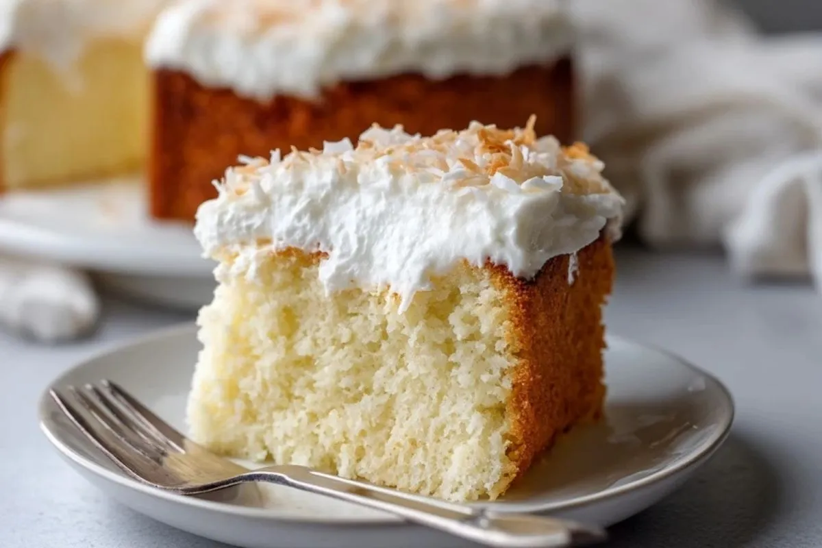 Gâteau Nuage à la Noix de Coco
