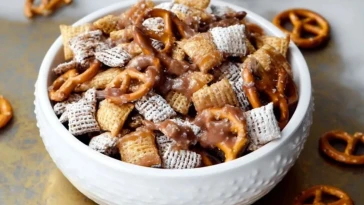 Mélange Sucré-Salé de Caramel et Bretzels
