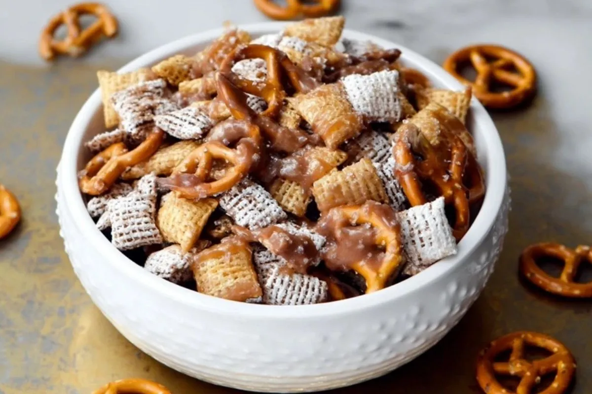 Mélange Sucré-Salé de Caramel et Bretzels