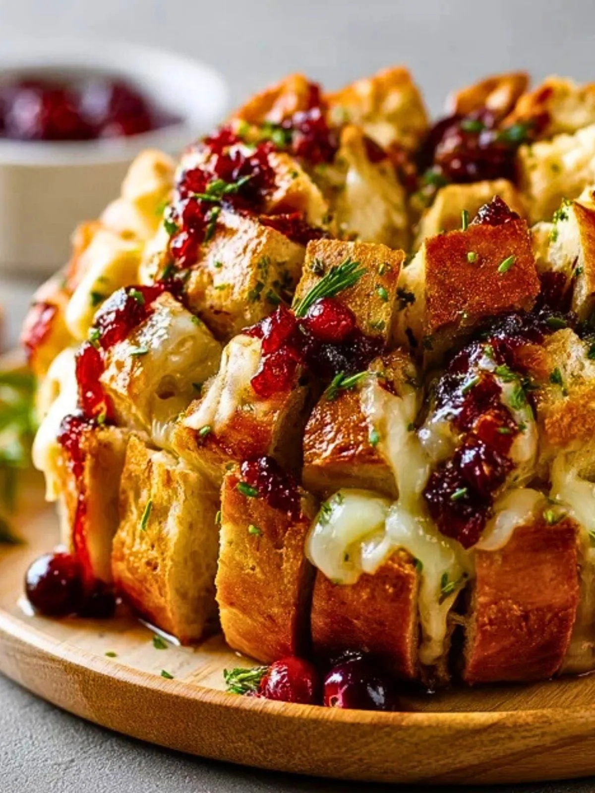 Pain Sourdough Au Brie Et À La Canneberge À Tirer (1)