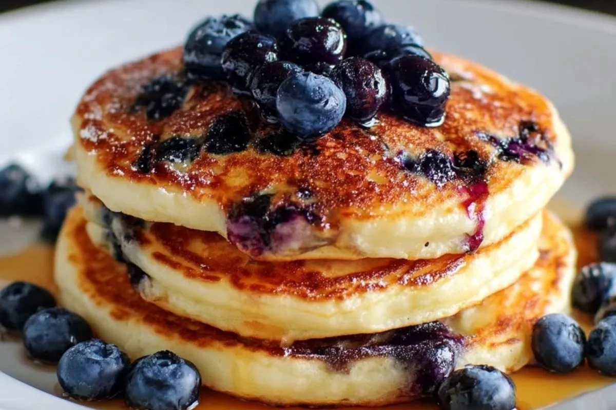 Pancakes Aux Myrtilles Faciles