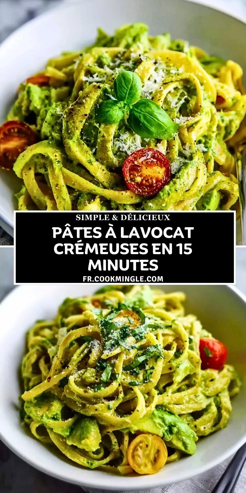 Pâtes À LAvocat Crémeuses En 15 Minutes (2)