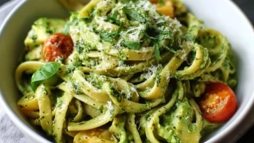 Pâtes À LAvocat Crémeuses En 15 Minutes