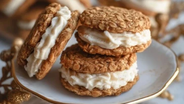 Pies À LAvoine Épicés Avec Crème DŒuf Au Lait