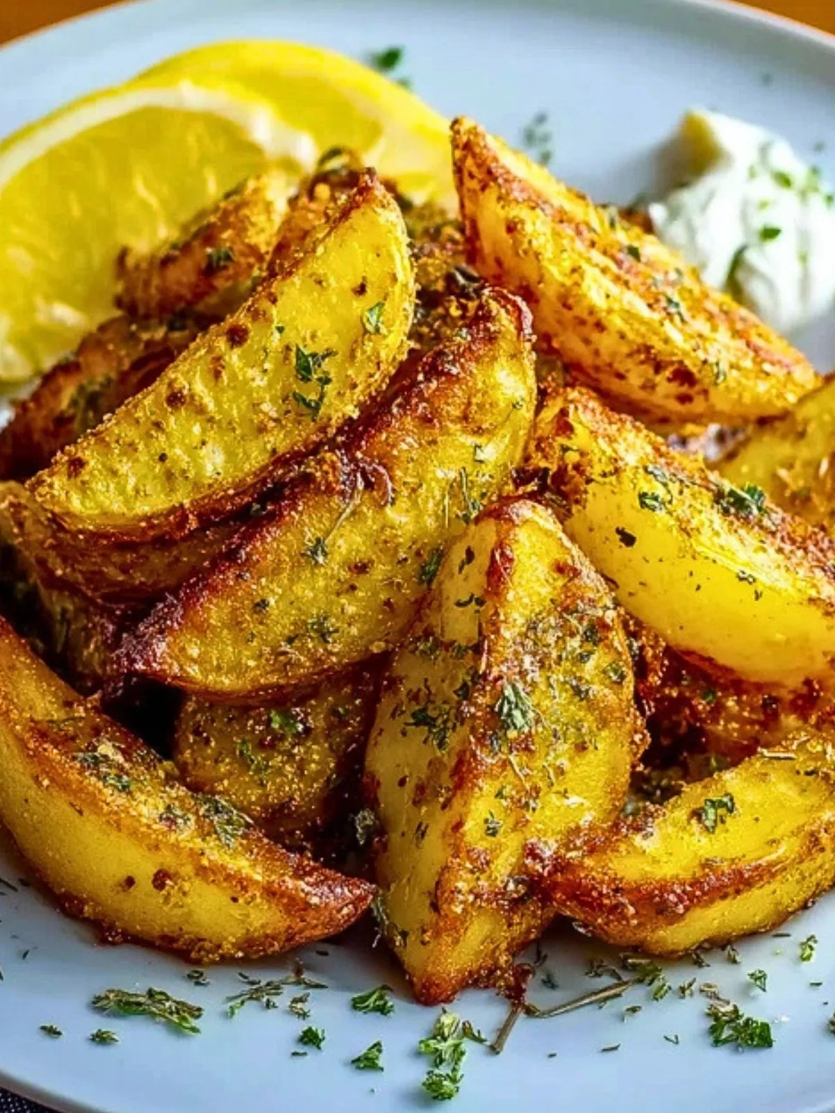 Pommes de Terre Grecques Citronnées Croquantes (1)