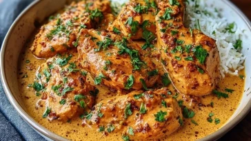 Poulet Crémeux au Beurre de Cowboy