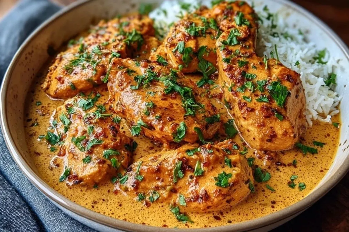 Poulet Crémeux au Beurre de Cowboy