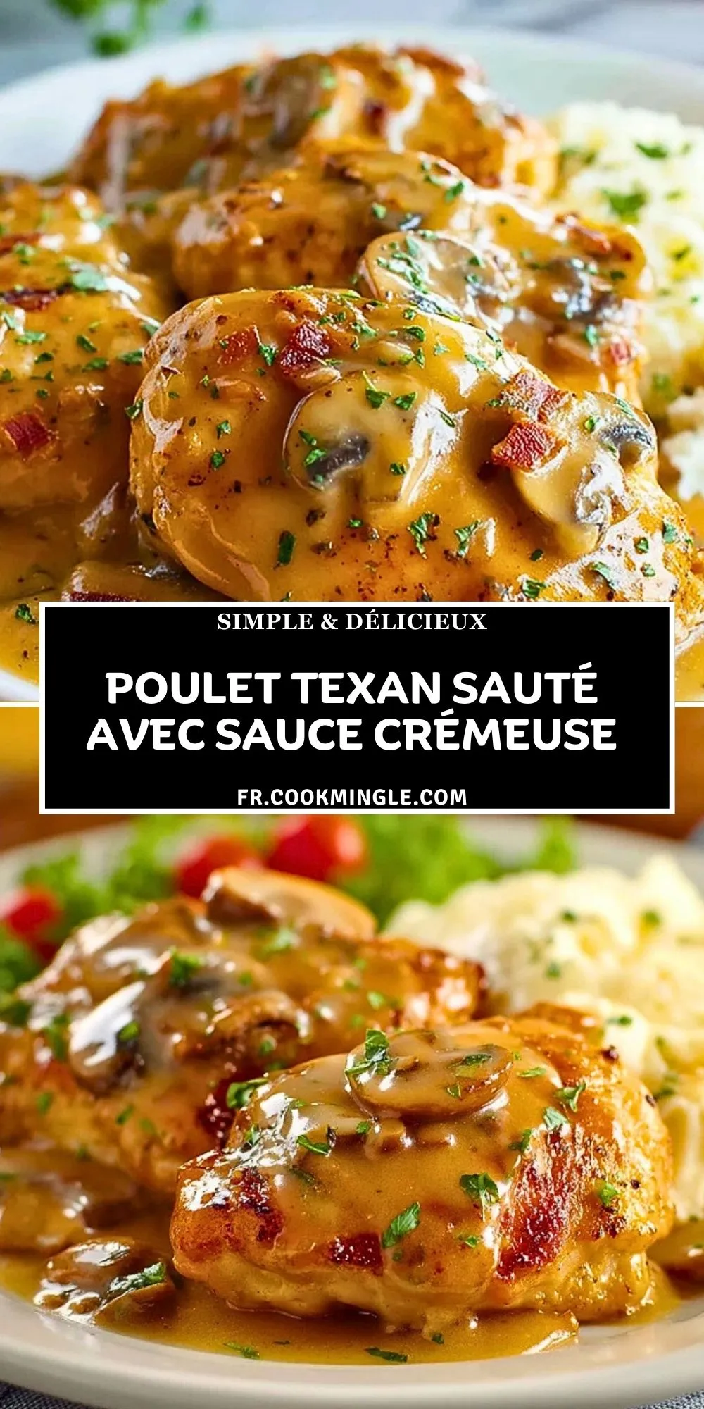 Poulet Texan Sauté Avec Sauce Crémeuse (2)