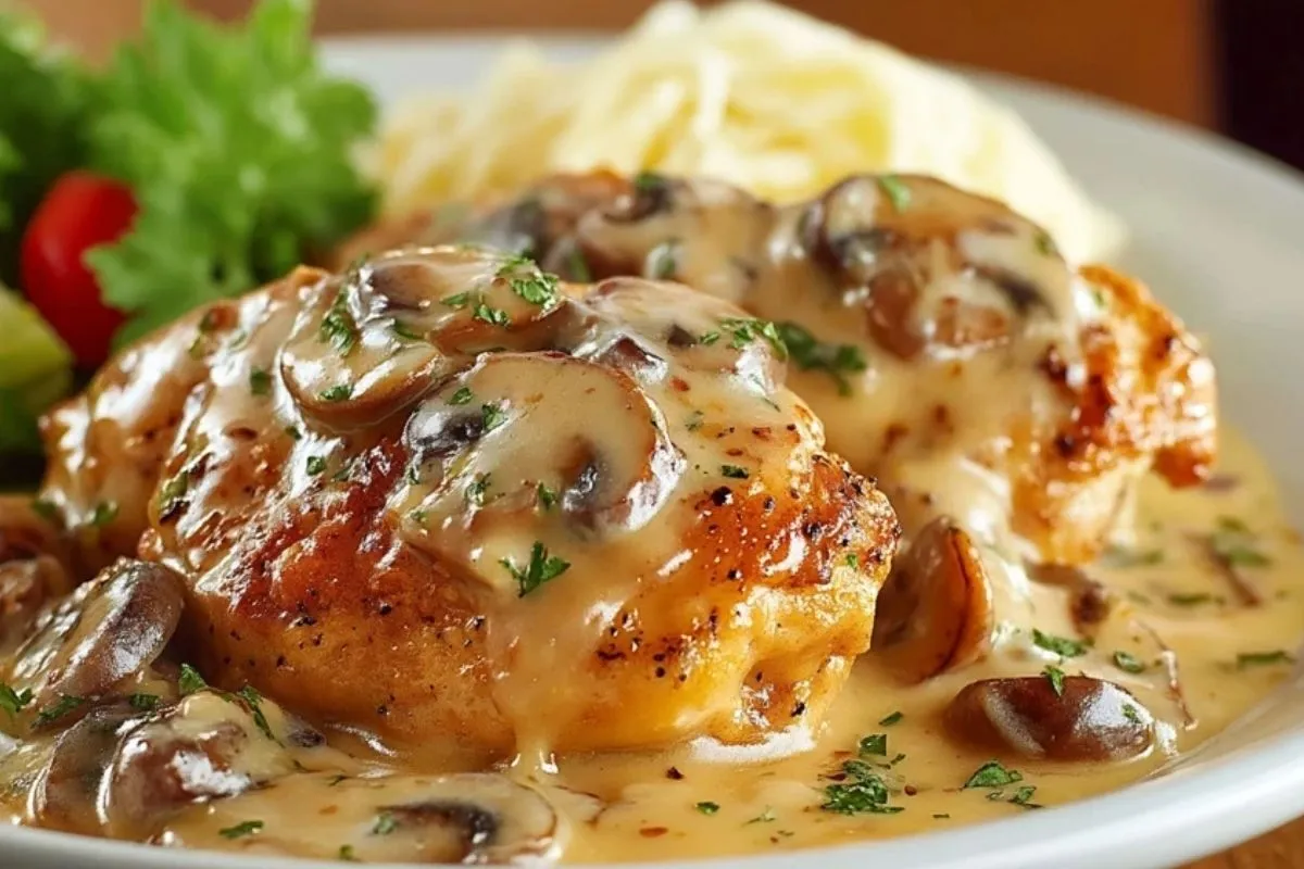 Poulet Texan Sauté Avec Sauce Crémeuse