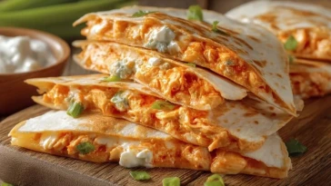 Quesadillas au Poulet Buffalo