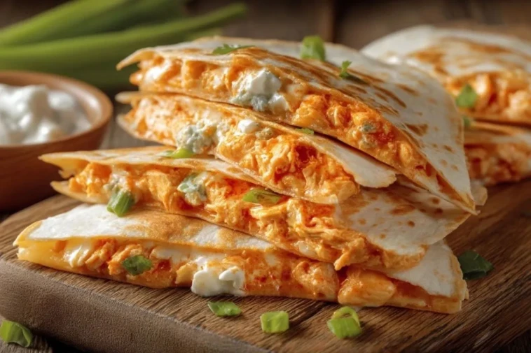 Quesadillas au Poulet Buffalo