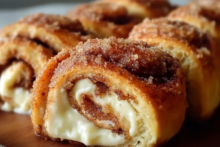 Roulés À La Cannelle Et Au Fromage Crémeux