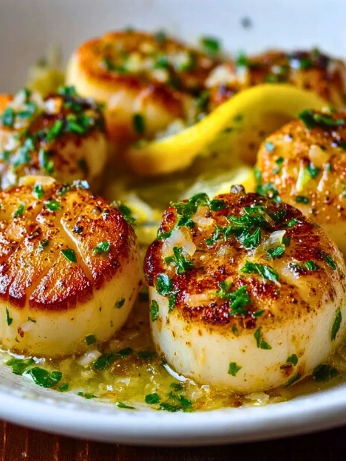 Saint-Jacques Sautées Au Beurre Citronné À LAil (1)