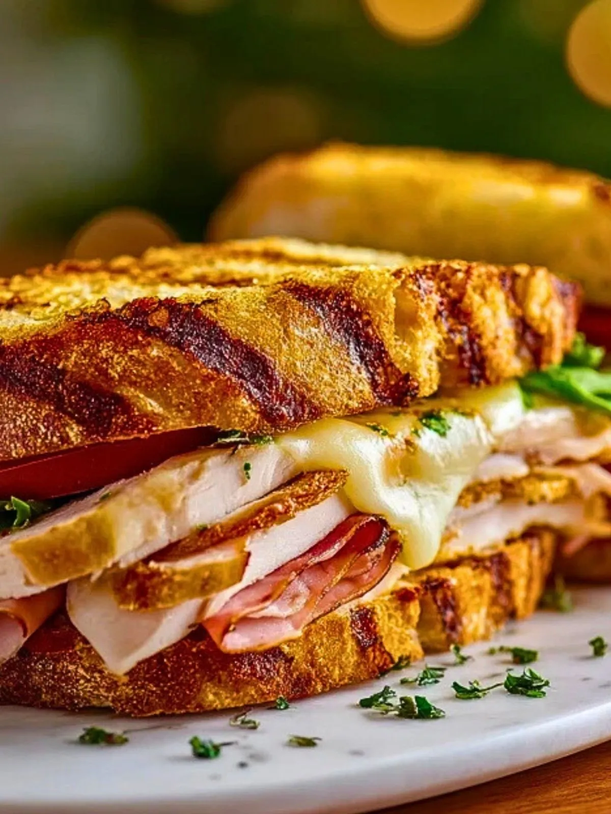 Sandwich Cordon Bleu au Poulet Grillé (1)