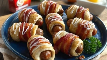 Saucisses Enveloppées Dans De La Pâte