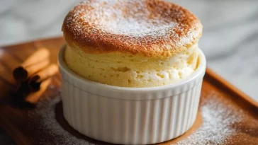 Soufflé De Nogg Avec Épices De Fête