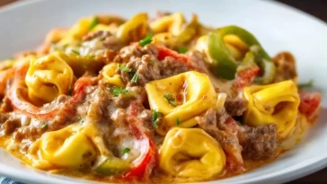 Tortellinis Au Fromage Et Steak Haché