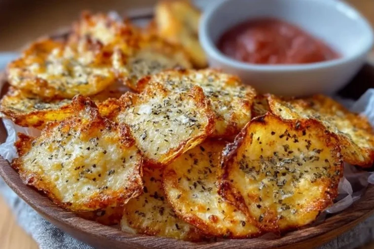 Chips De Fromage Cottage Cuit Au Four