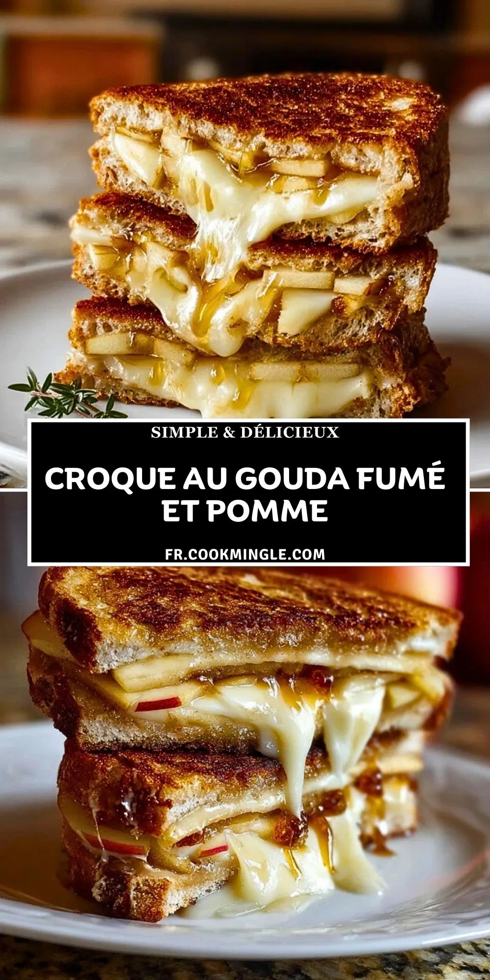 Croque Au Gouda Fumé Et Pomme (2)