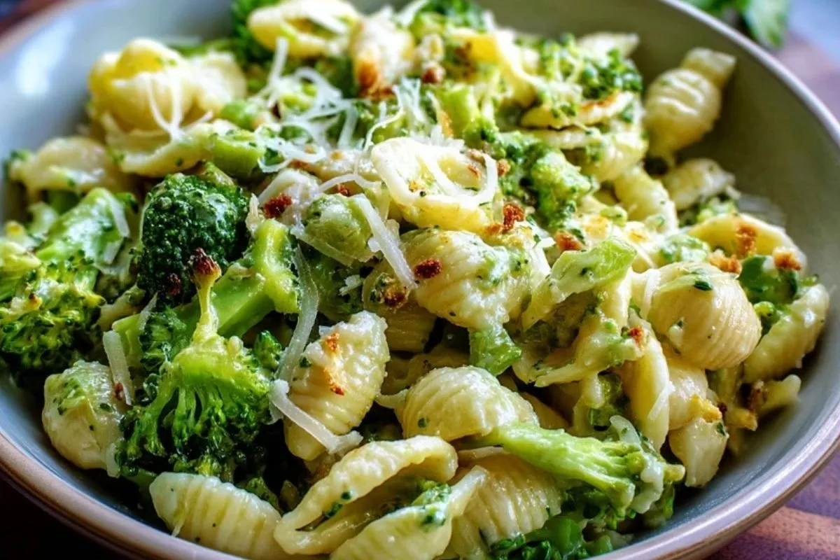 Pâtes Au Brocoli Écrasé