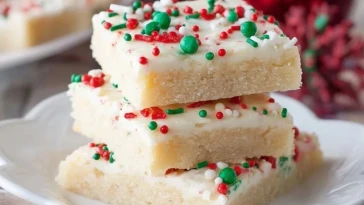 Barres De Biscuits Sucrés De Noël
