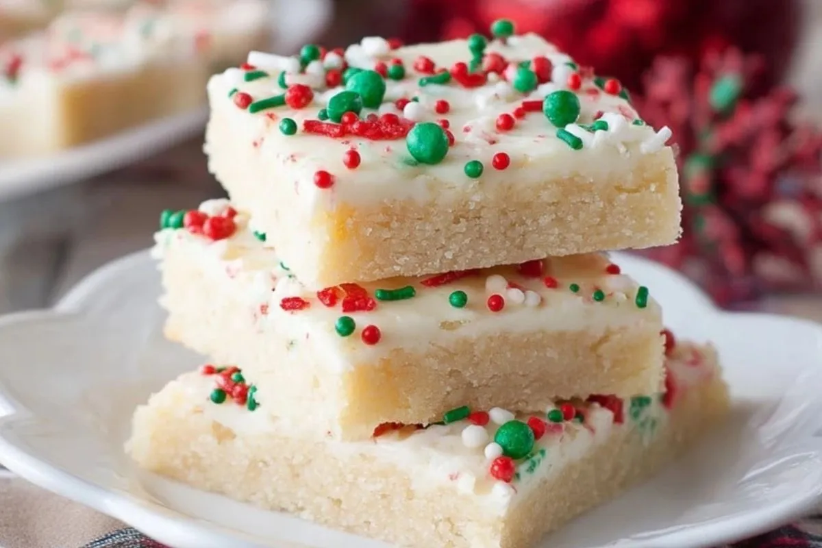 Barres De Biscuits Sucrés De Noël