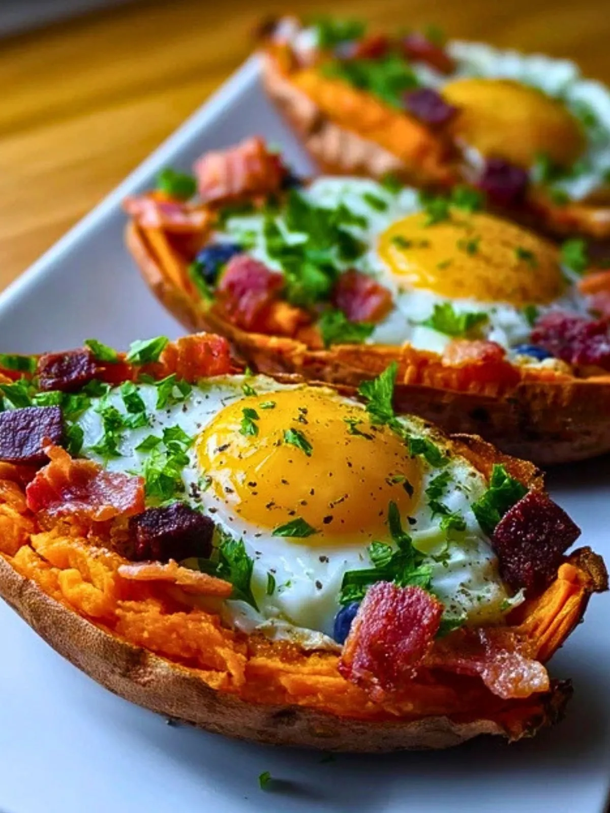 Bateaux de Patates Douces au Petit Déjeuner (1)