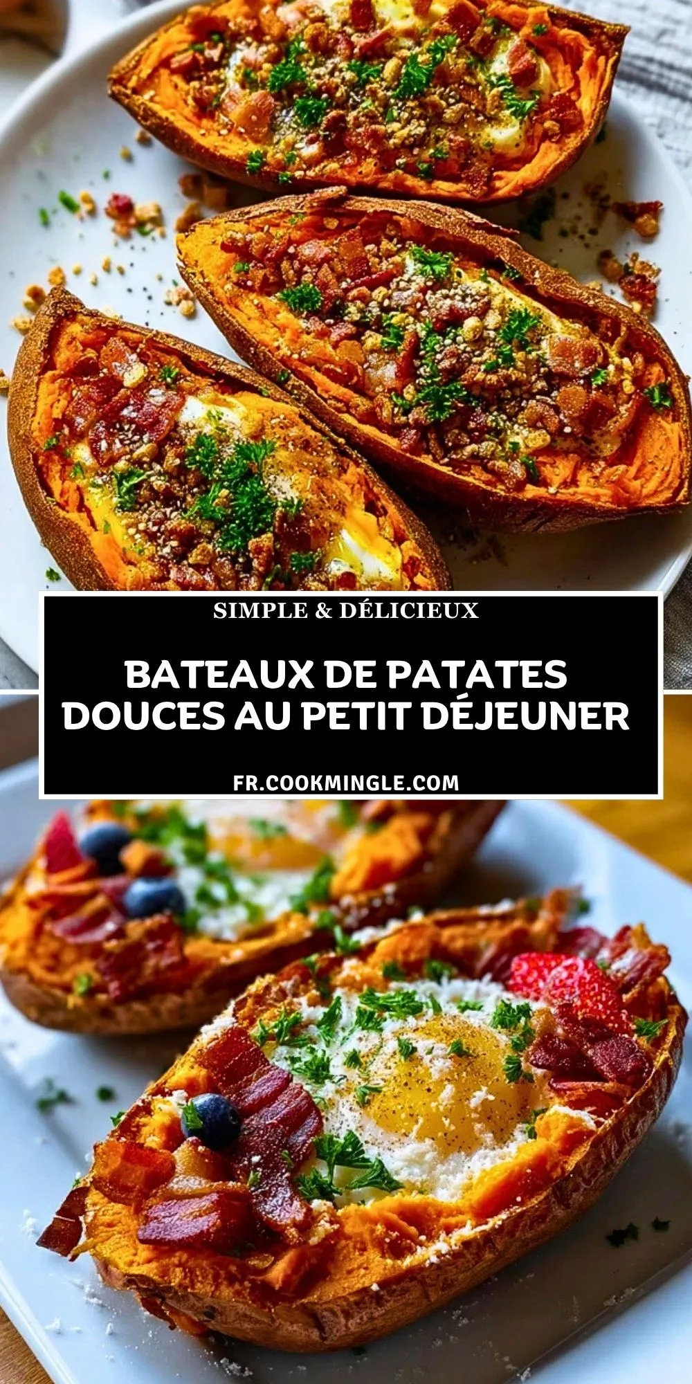 Bateaux de Patates Douces au Petit Déjeuner (2)