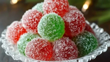 Billes de Jello de Noël