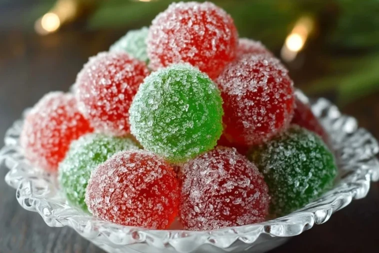 Billes de Jello de Noël