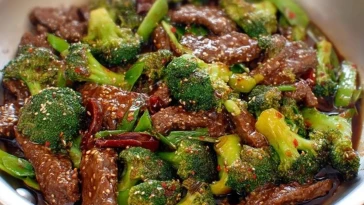 Boeuf Chinois Aux Brocolis