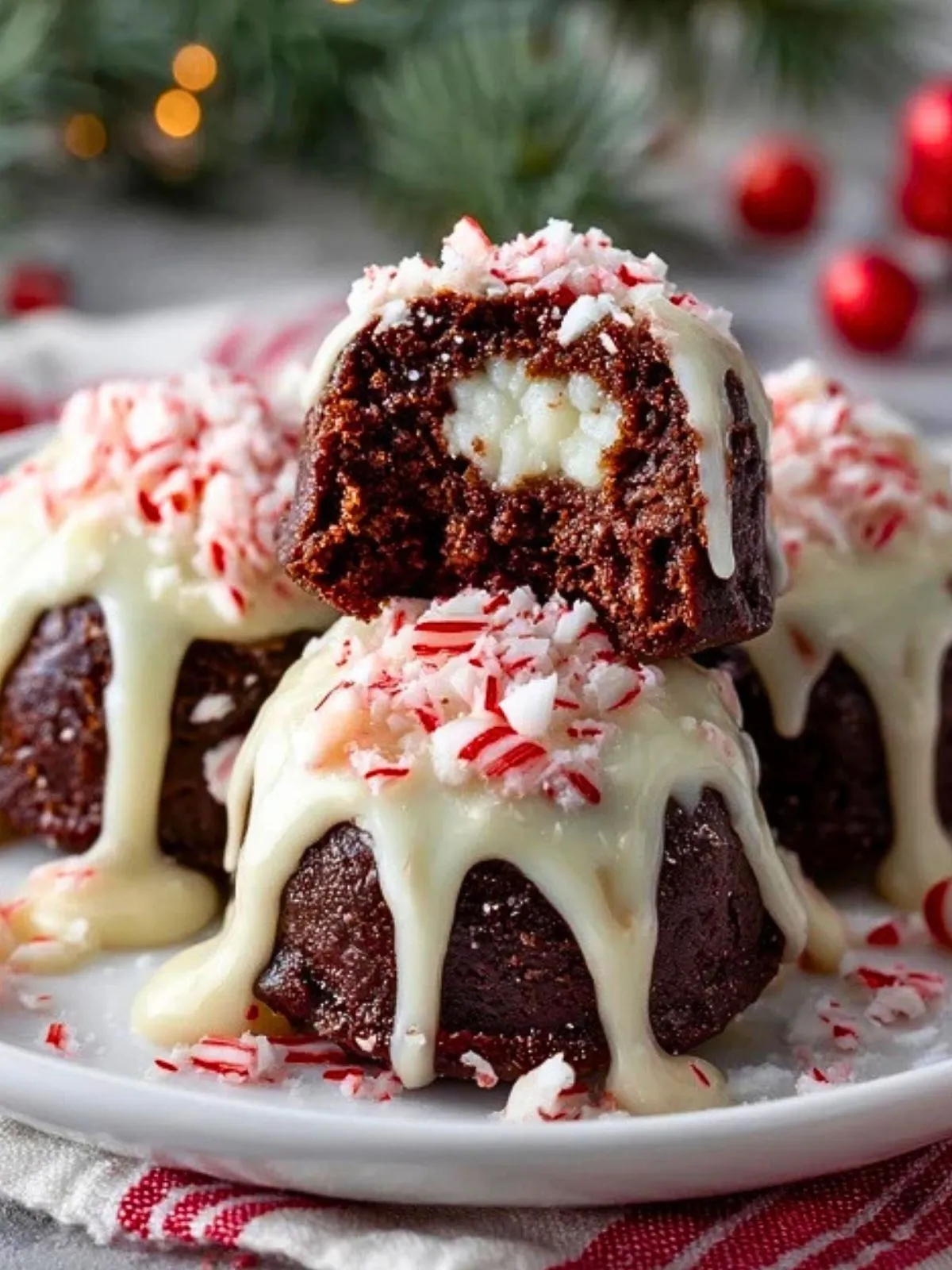 Bombe Brownie à la Menthe Poivrée (1)