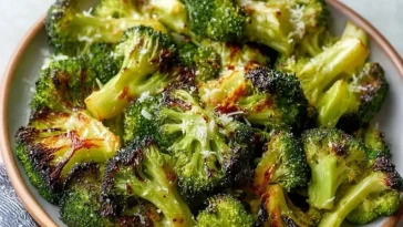Brocoli Croquant À La Friteuse À Air