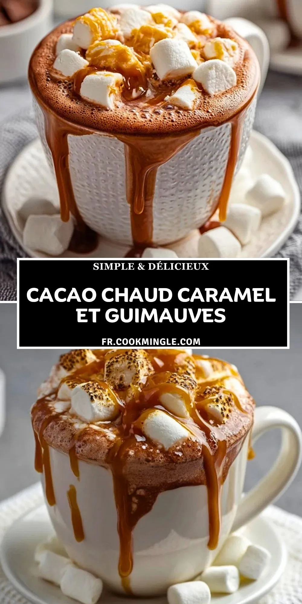 Cacao Chaud Caramel Et Guimauves - Pin 1
