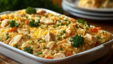 Casserole De Poulet Et Riz Saine