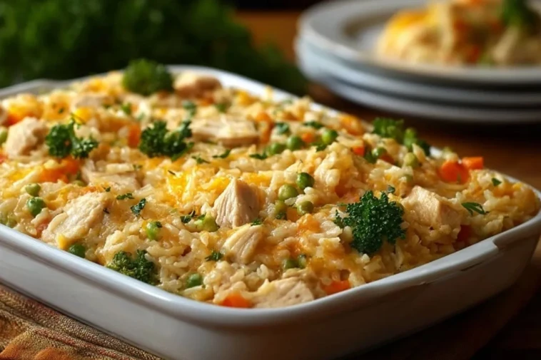 Casserole De Poulet Et Riz Saine
