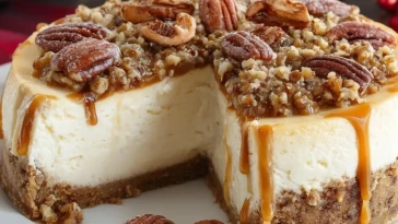 Cheesecake Aux Noix De Pécan Et Beurre Brun