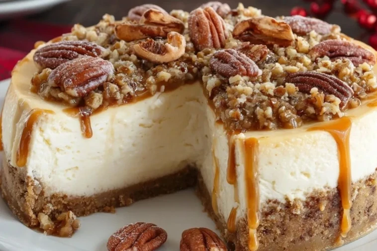 Cheesecake Aux Noix De Pécan Et Beurre Brun