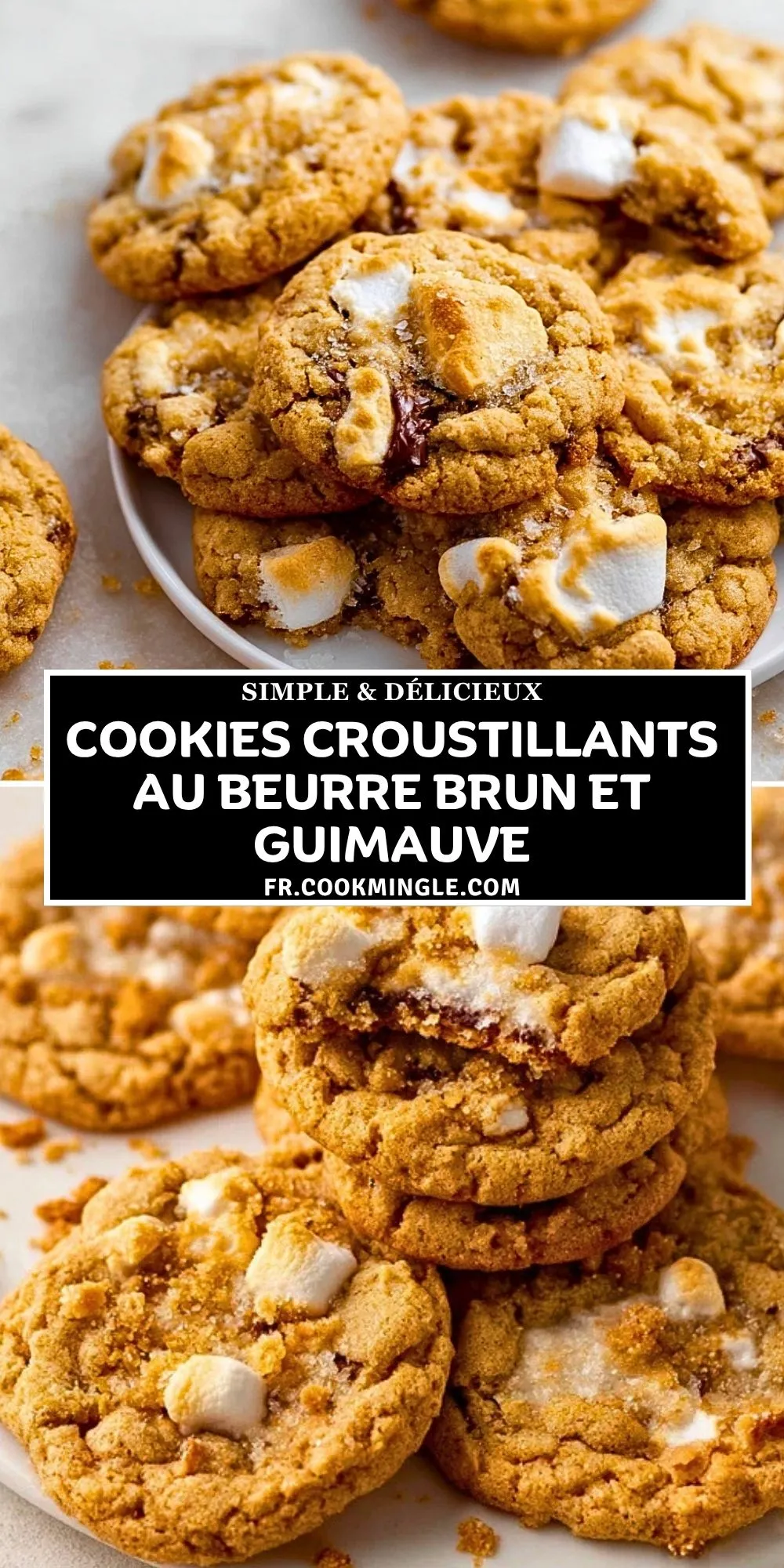 Cookies Croustillants Au Beurre Brun Et Guimauve (2)
