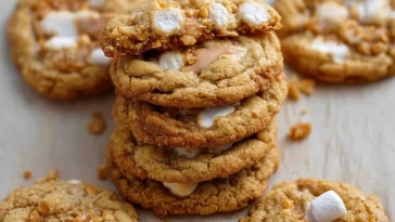 Cookies Croustillants Au Beurre Brun Et Guimauve