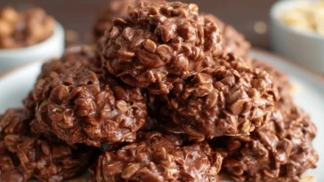 Cookies Sans Cuisson Au Chocolat Et Beurre De Cacahuète