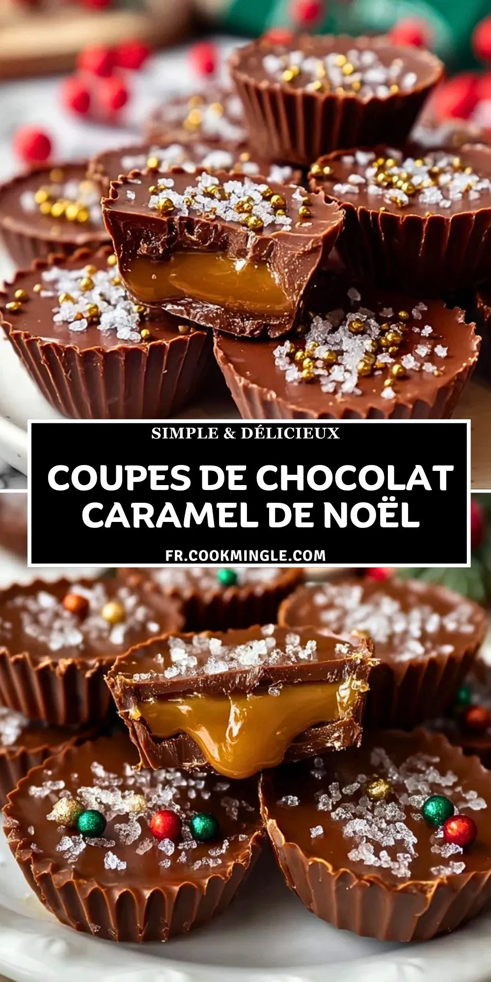 Coupes De Chocolat Caramel De Noël (2)