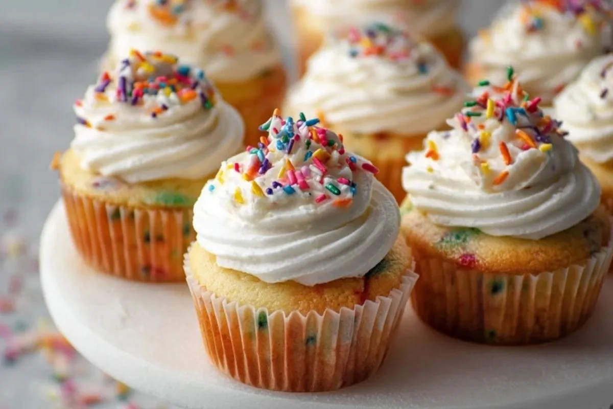 Cupcakes Funfetti Simples