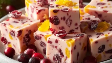 Fudge Aux Canneberges Et À LOrange