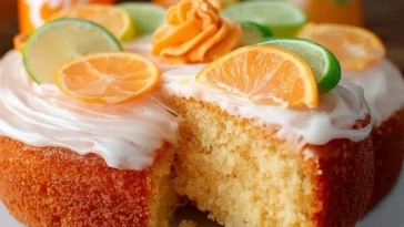 Gâteau Moelleux Aux Agrumes